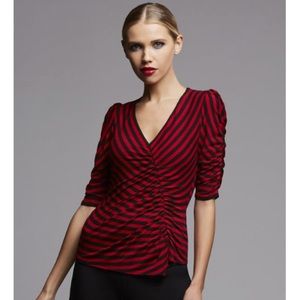 NWT BAILEY 44 ADELE STRIPE V-NECK